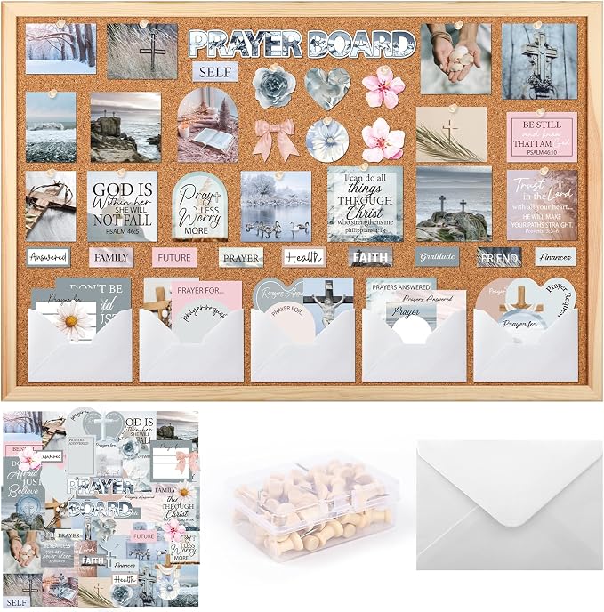 Prayer Board Kit Blue Prayer Board Supplies Not Including Board | Prayer Room