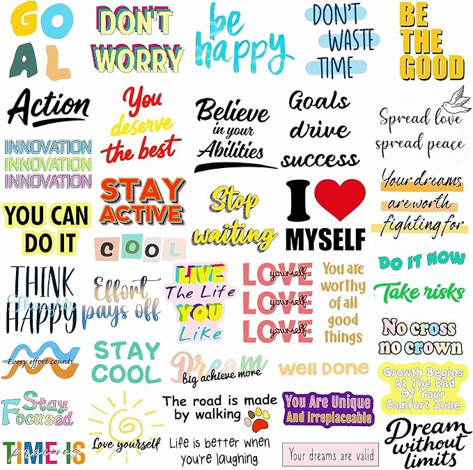 300PCS Cute Inspirational Stickers