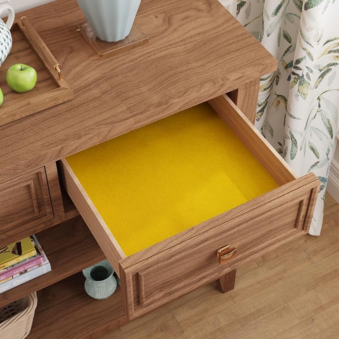 CRE8TIVE Mustard Yellow Velvet Drawer Liner Felt Velvet Flocking Liner