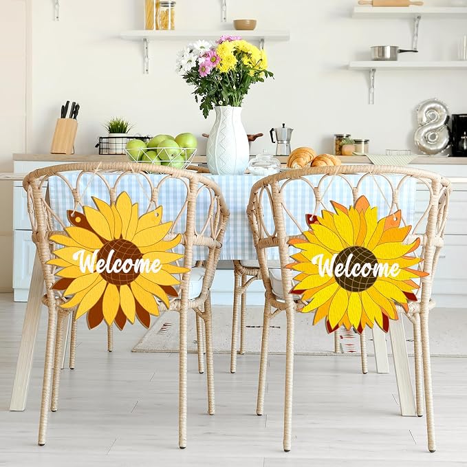 Large Size 12" Wooden Spring Ornaments to Paint, Flower Wooden DIY Blank