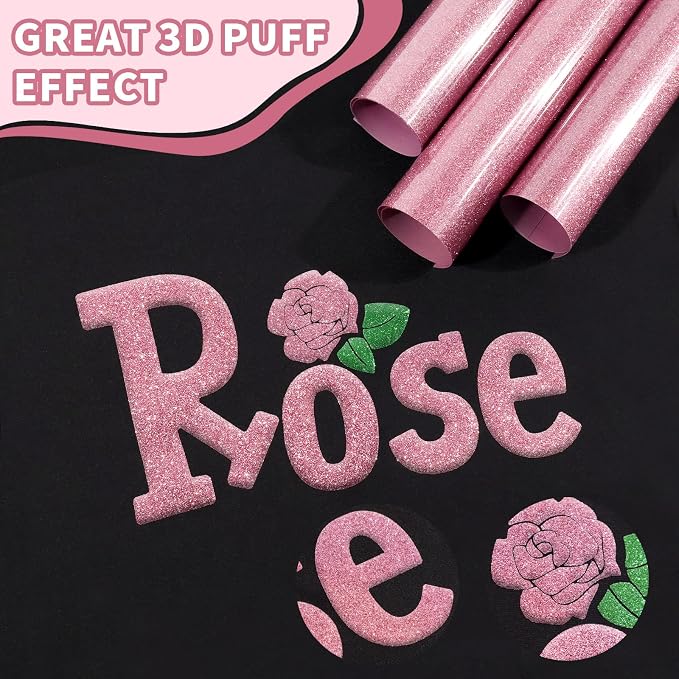 Glitter Puff Vinyl Heat Transfer