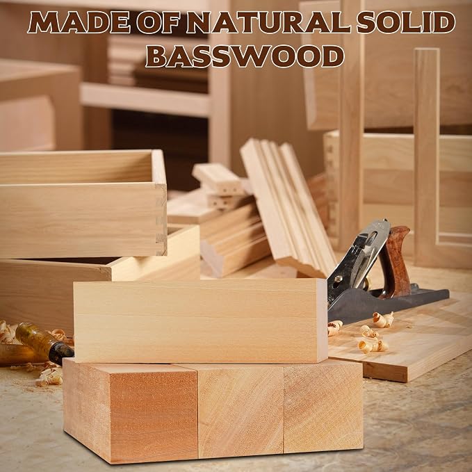Basswood Carving Blocks, Basswood