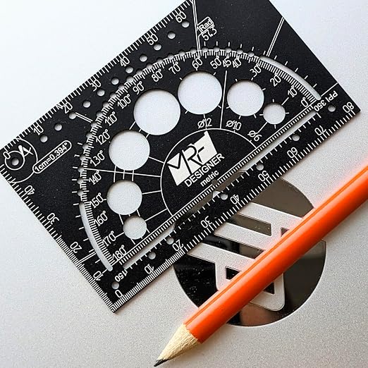 Designer – 15-in-1 Credit Card Multitool Ruler – Aluminium Wallet Multitool Card