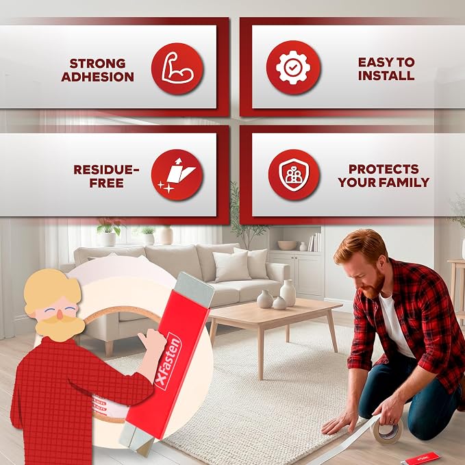 XFasten Double-Sided Carpet Tape