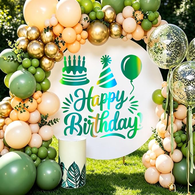 WRAPXPERT Holographic Vinyl Roll Green, Holographic Permanent Vinyl Glossy