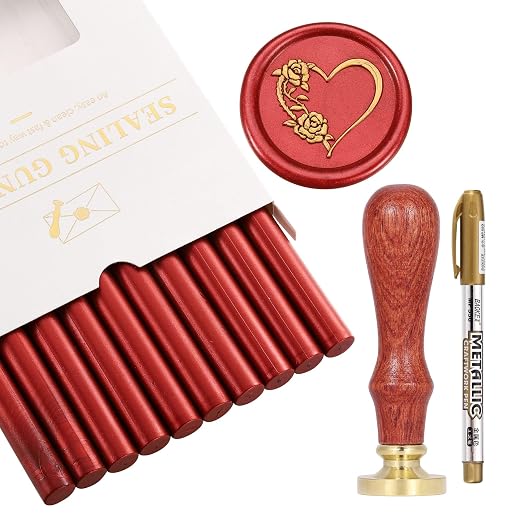 Yoption Wax Seal Kit, Heart
