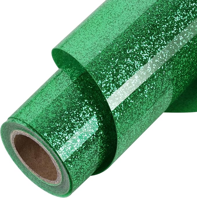 TORC Green Glitter HTV Green Heat Transfer Vinyl HTV Rolls