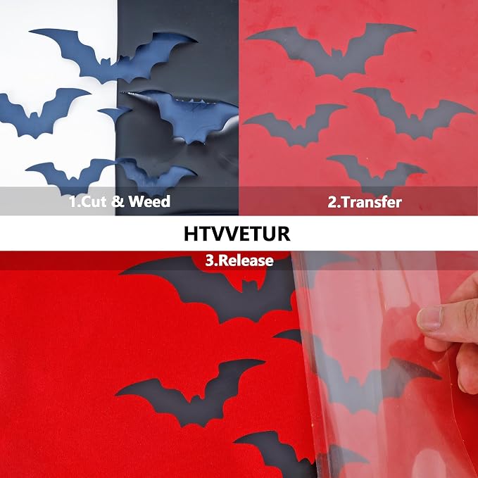 HTVVETUR Heat Transfer Vinyl for T Shirt