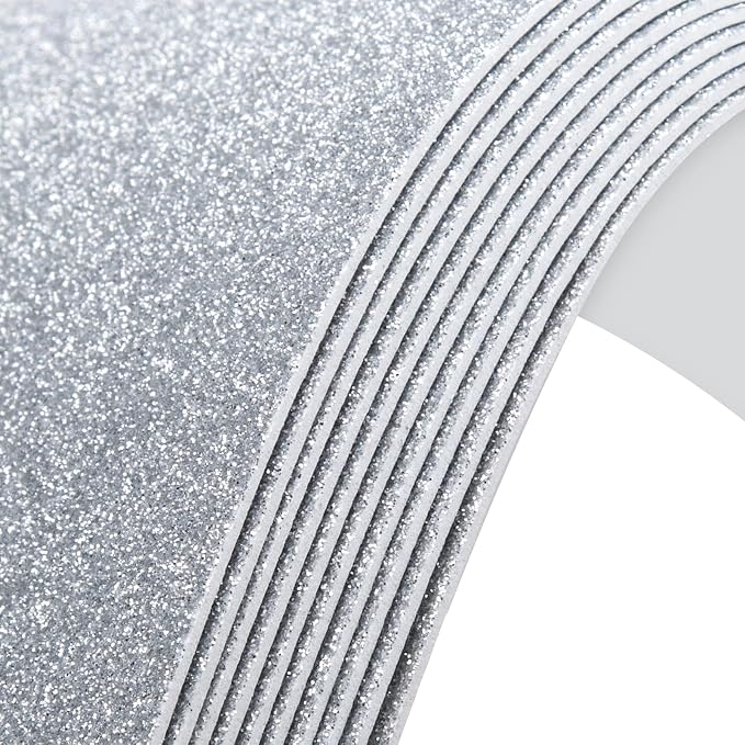 10 Pack Glitter Foam Sheets Craft 8 x 12 inch | Sparkles Foam Paper