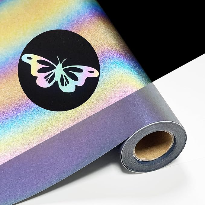 Rainow Reflective Heat Transfer Vinyl 12" x 8 ft HTV