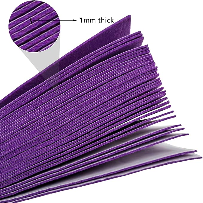 Jtnohx Self Adhesive Felt Sheets, Sticky Fabric Square