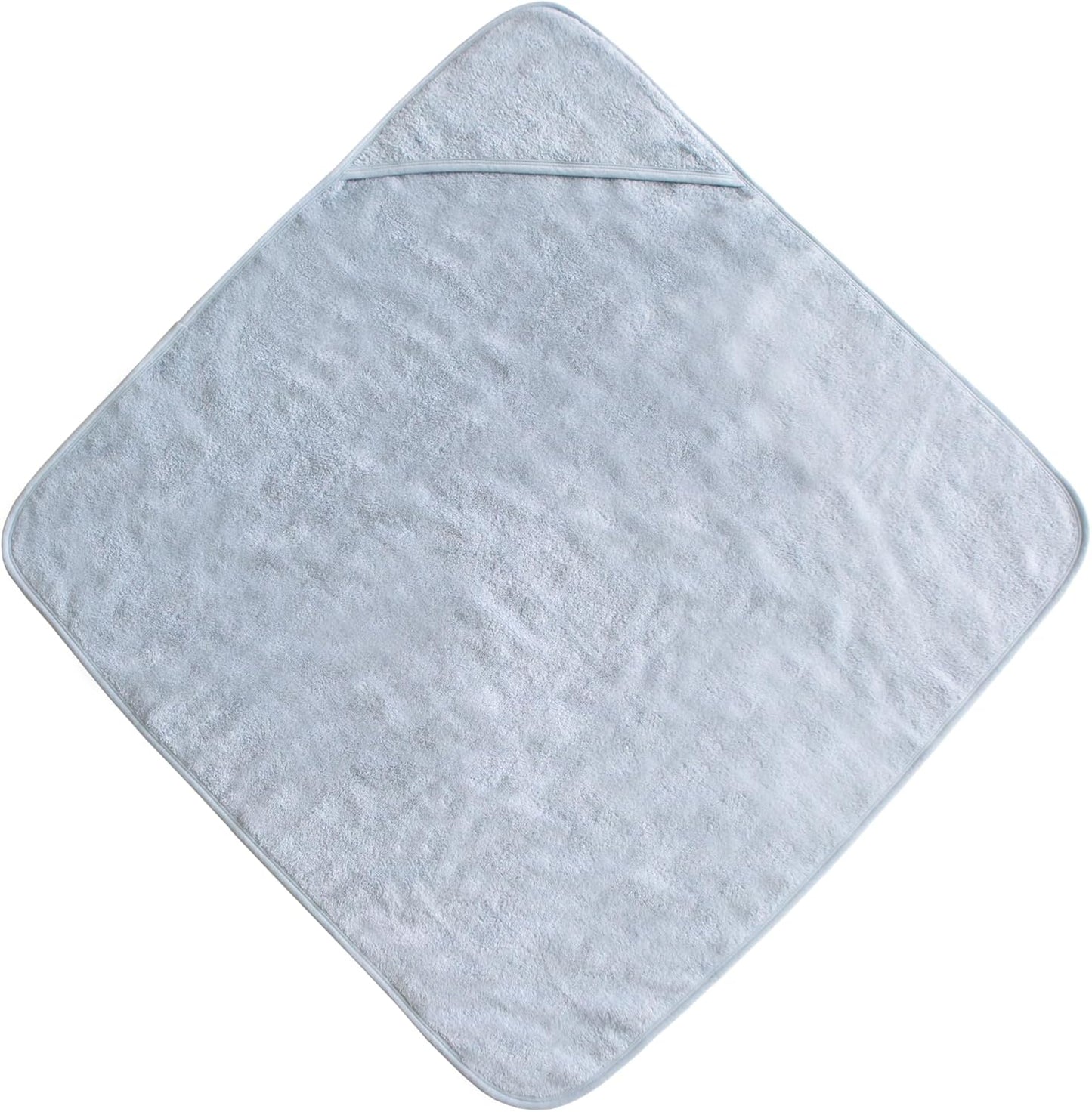 mushie Baby Hooded Towel | Organic Cotton (Baby Blue)