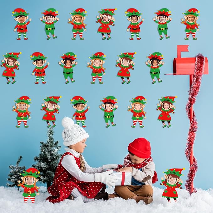 48 Set Christmas Elf Cutouts