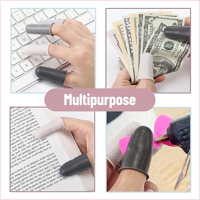 Mr. Pen- Hot Glue Gun Finger Protectors, Rubber Fingers Tips, Rubber Finger
