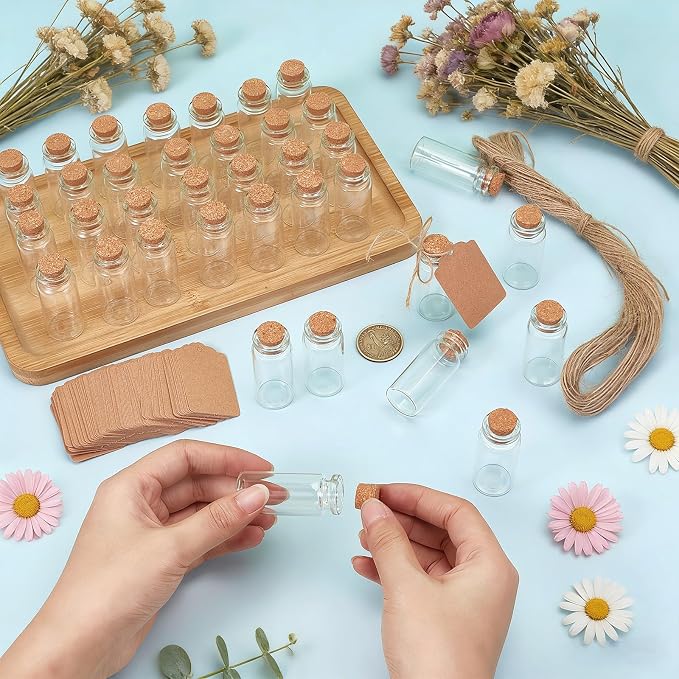 200 Pcs 10ml Glass Bottles