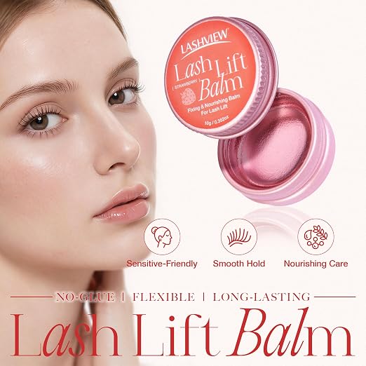 LASHVIEW Lash Lift Glue Balm, Faint Fragrance Lash Glue Wax