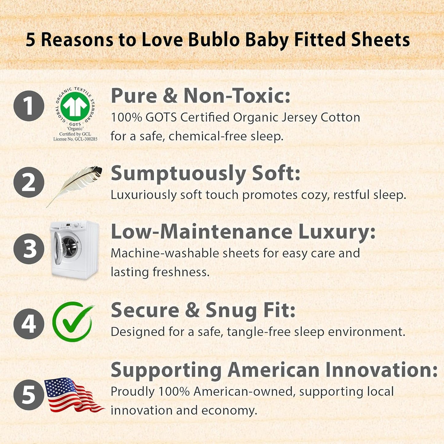 3-Pack Organic Fitted Bassinet Sheets, Compatible with Halo, Snoo, Graco, Dream On Me, Delta, and Other Standard Size Bassinets - Fits Oval, Hourglass, & Rectangle Shapes (Size 32 x 16 x 4 Inches)