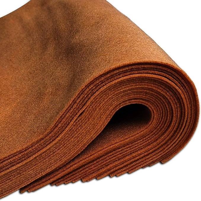 Jtnohx Color Felt, Soft Felt Sheets, 1.4mm Thick 8"x12" Handicraft Felt Fabrics