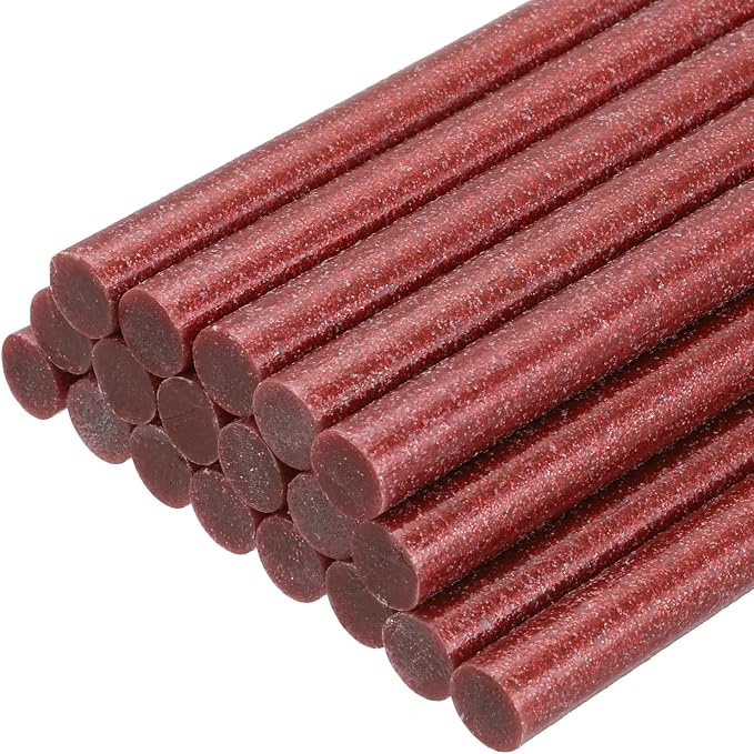 PATIKIL Hot Glue Sticks for Glue Gun, Dark Red