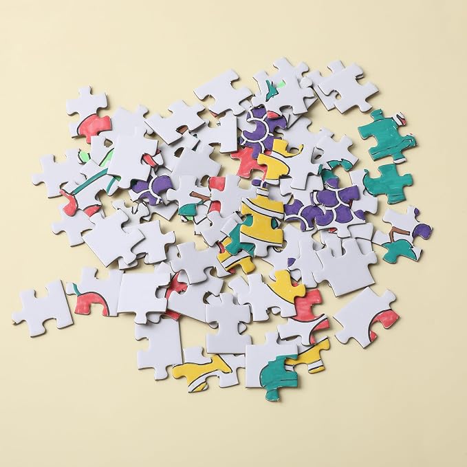 Mr. Pen- Blank Puzzle, 10 Pack, 63 Pieces/Pack, Arts & DIY Crafts