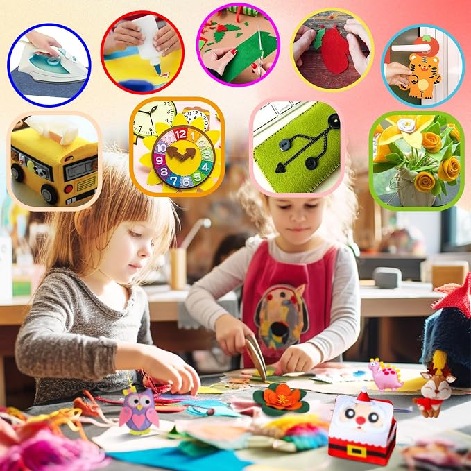 Jtnohx Felt for Crafts, Craft Felt Square for Sewing