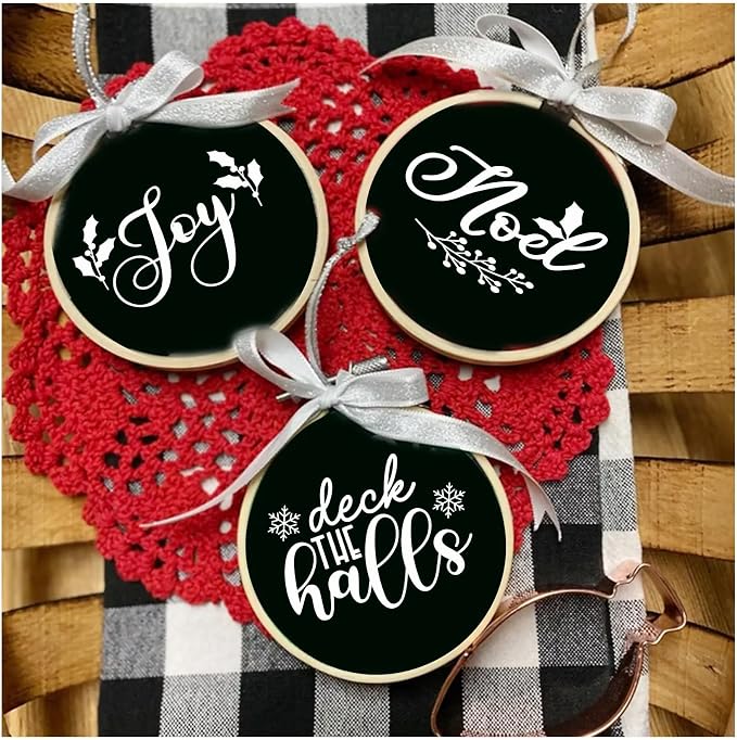 40 Pieces Christmas Word Stickers