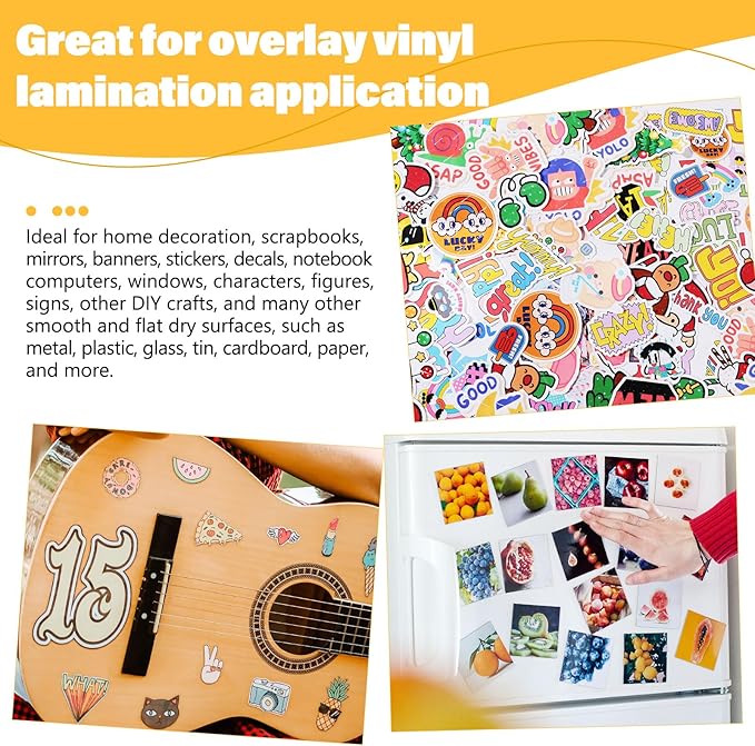 TECKWRAP Matte Laminating Sheets clear laminate sheets Sticker Paper