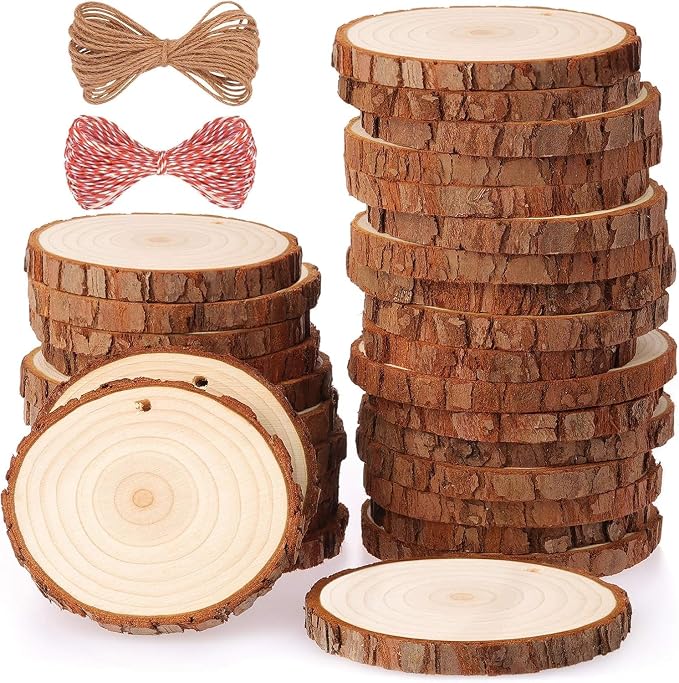 Fuyit Unfinished Wood Slices