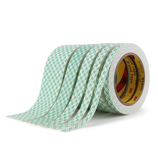 3M Double Sided Foam Tape 0.39" x 10Ft Peel and Stick Mounting Tape