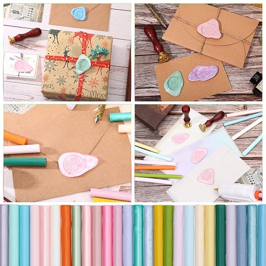 Nuanchu 26 Pieces Glue Gun Sealing Wax Sticks
