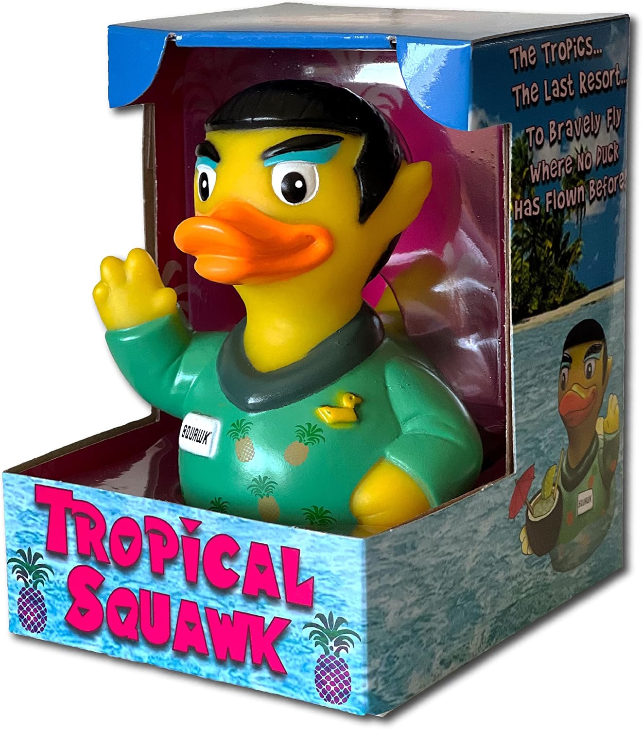 CelebriDucks - Tropical Squawk Limited Edition - Floating Rubber Ducks - Collectible Bath Toy Gift for Kids & Adults of All Ages