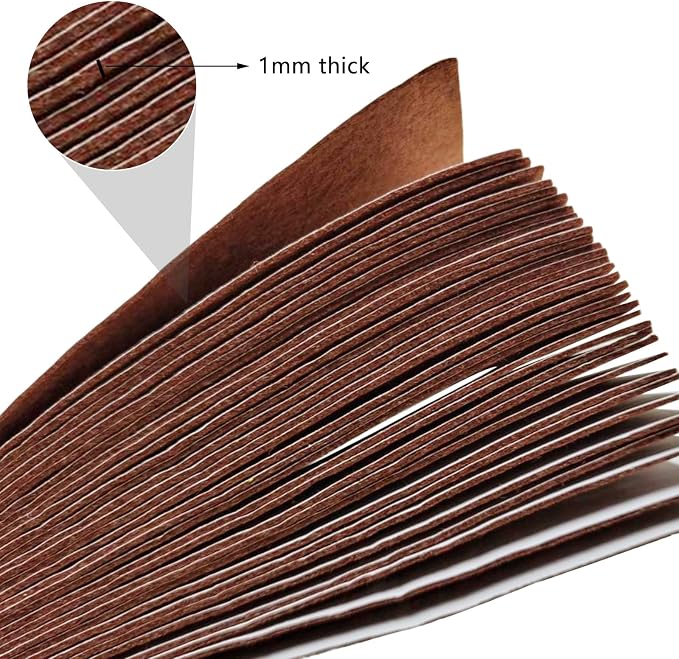 Jtnohx Self Adhesive Felt Sheets, Sticky Fabric Square