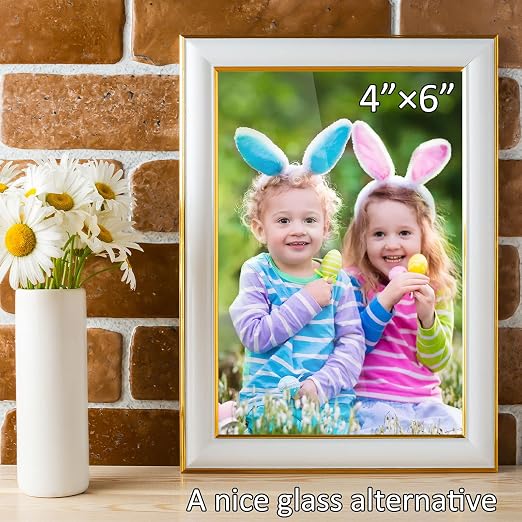 Queekay 120 Pack 5" x 7" Clear Acrylic Sheet Panel Plastic Cast Transparent
