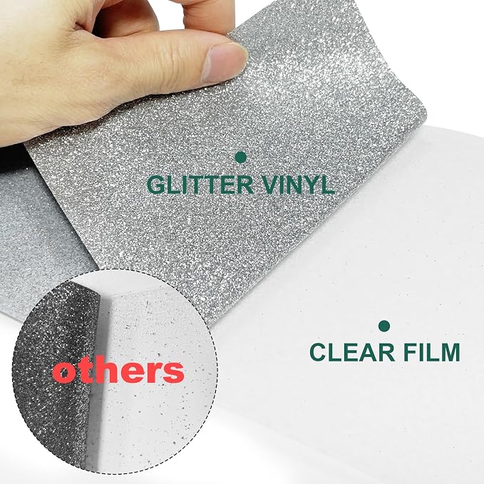 Glitter HTV Heat Transfer Vinyl Rolls