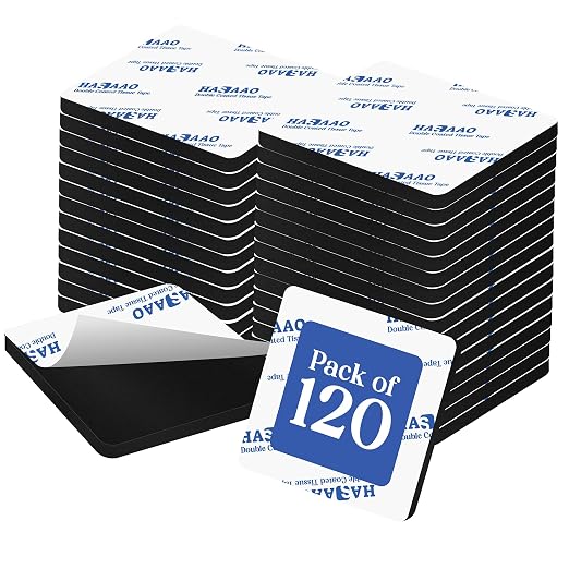 HASAAO 120 PCS Strong Double Sided Tape Heavy Duty | Strong Adhesive Strips