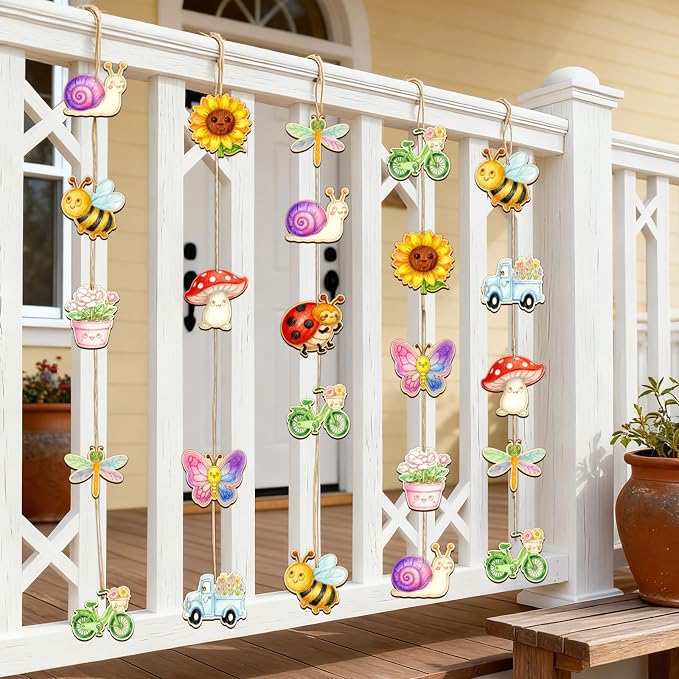 80PCS Unfinished Ornament Wood Crafts, Painting Blank Wooden Cutouts | DIY 10
