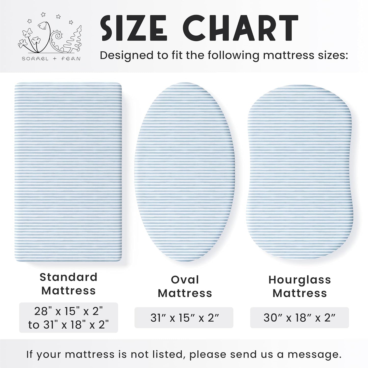 Baby Bassinet Sheets for Boy, Girl (Airplanes & Clouds) 2-Pack - Fitted Bedside Bassinet Sheets - Buttery Soft Cotton Blend for Standard Mattress Pad