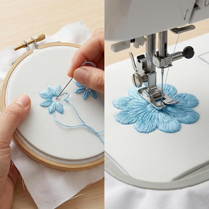 COCICA Embroidery 3D Puff Foam Roll, Bags and Hand Sewing