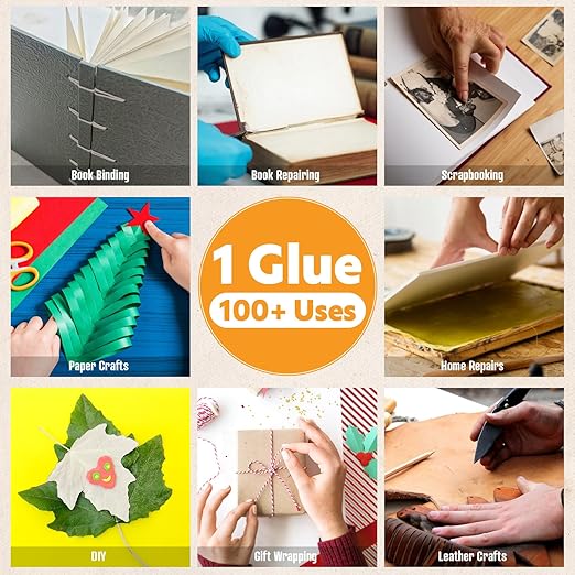 PVA Glue Book Binding, PH Neutral PVA Adhesive, Professional-Grade Strength