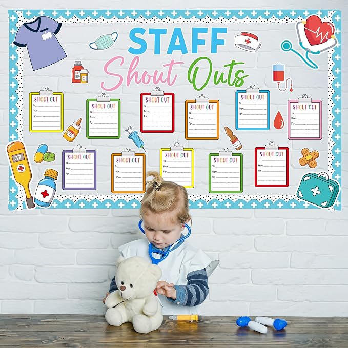 Healthy Staff Shout Outs Bulletin Board Decorations Nurse Week Staff Shout Outs