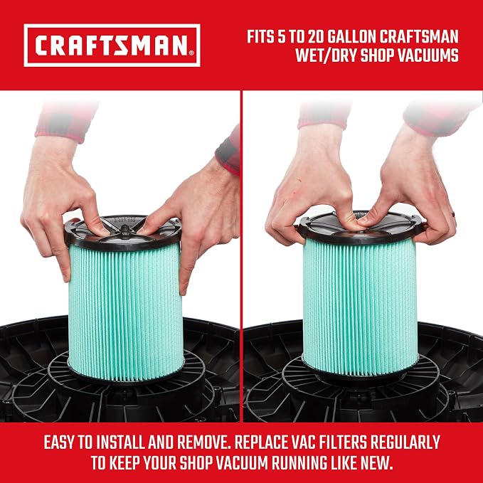 CRAFTSMAN CMXZVBE38753 Genuine 5-20 Gal. HEPA Media Wet Dry Vacuum Filter |