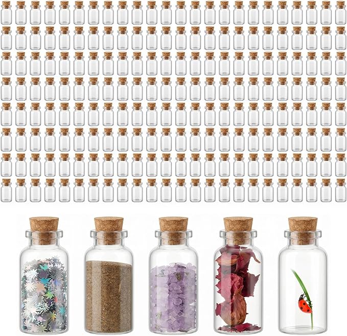 Patelai 100pcs Small Glass Jars