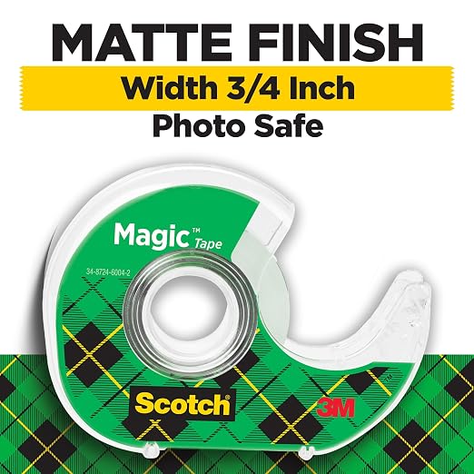 Scotch Magic Tape, 6 Tape Rolls