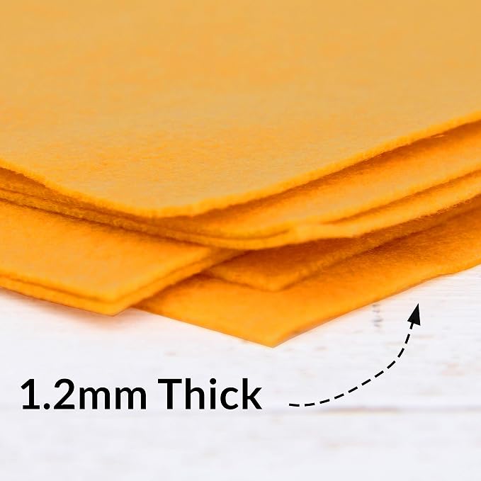 Threadart Gold Premium Felt Sheets
