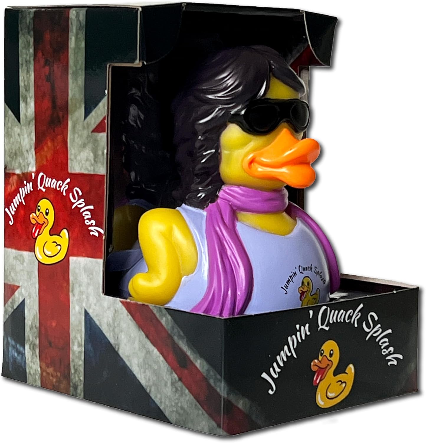 CelebriDucks - Jumpin' Quack Splash - The Floating Stones - Floating Rubber Ducks - Collectible Bath Toy Gift for Kids & Adults of All Ages