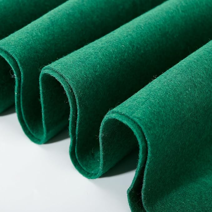 Soft Felt Fabric Sheets 1.6mm Thick Sewing Patwork Material Large Craft Felt