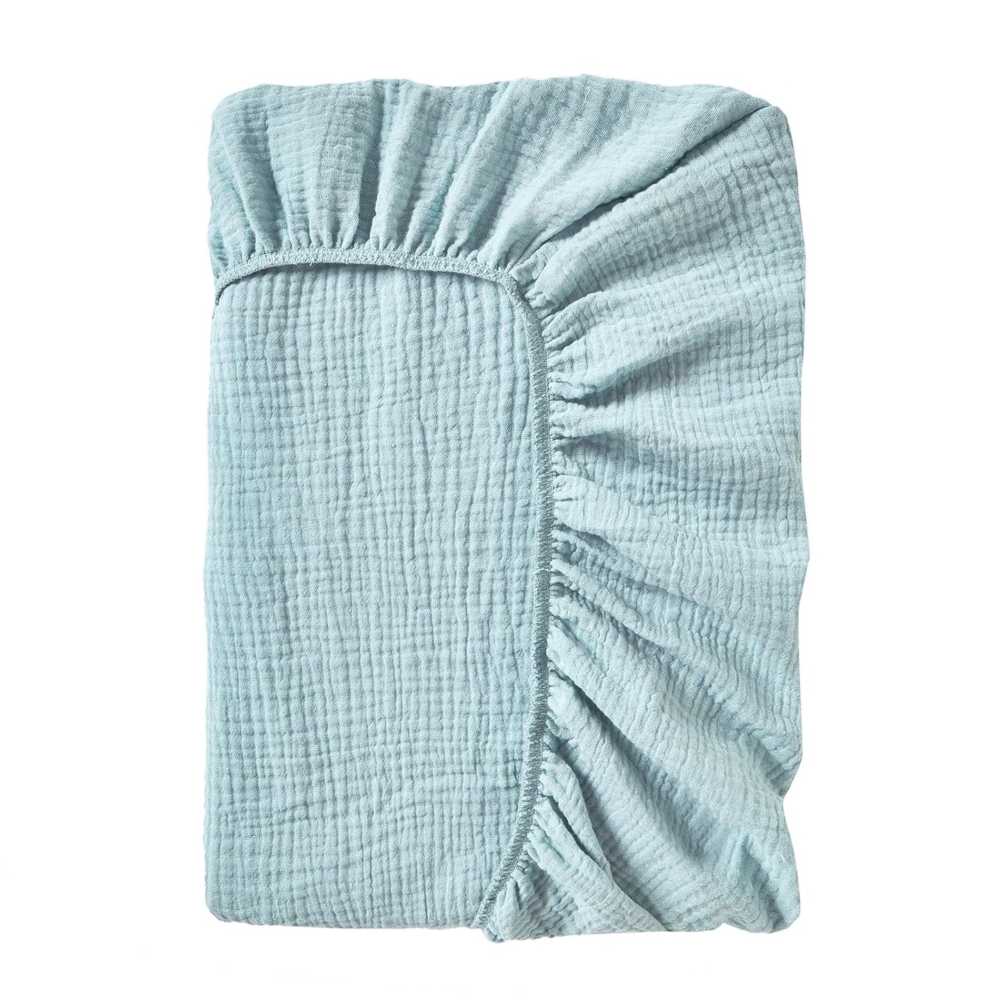 Changing Pad Cover for Baby Girls Boys, Neutral Fitted Muslin Cotton Diaper Changing Pad Sheets, Soft Brethable Changing Table Cover