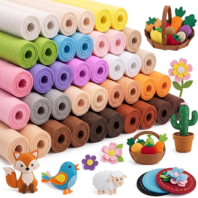 40 Rolls 8 x 35 Inches Felt Sheet