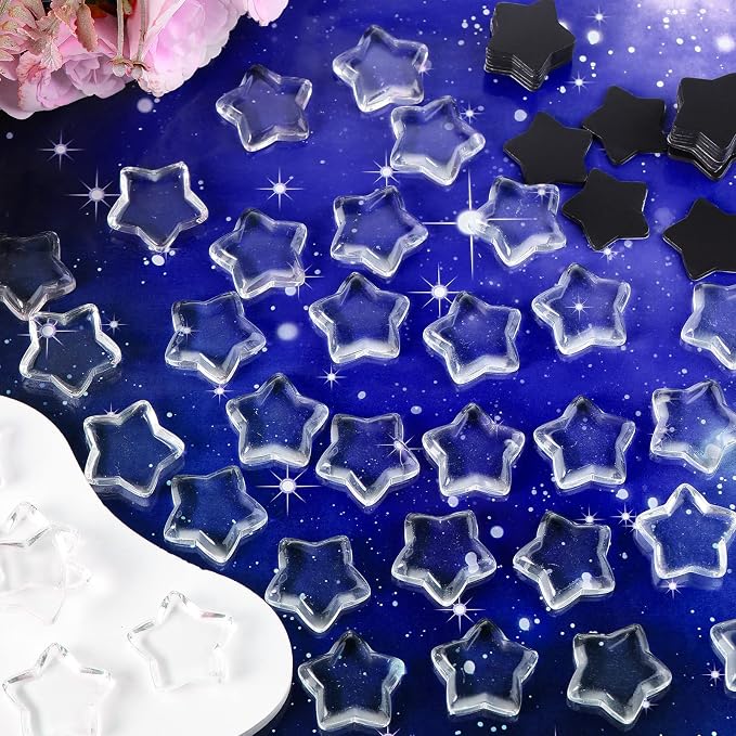 72 Pieces Round Craft Magnets Glass Ceramic Ferrite Magnet
