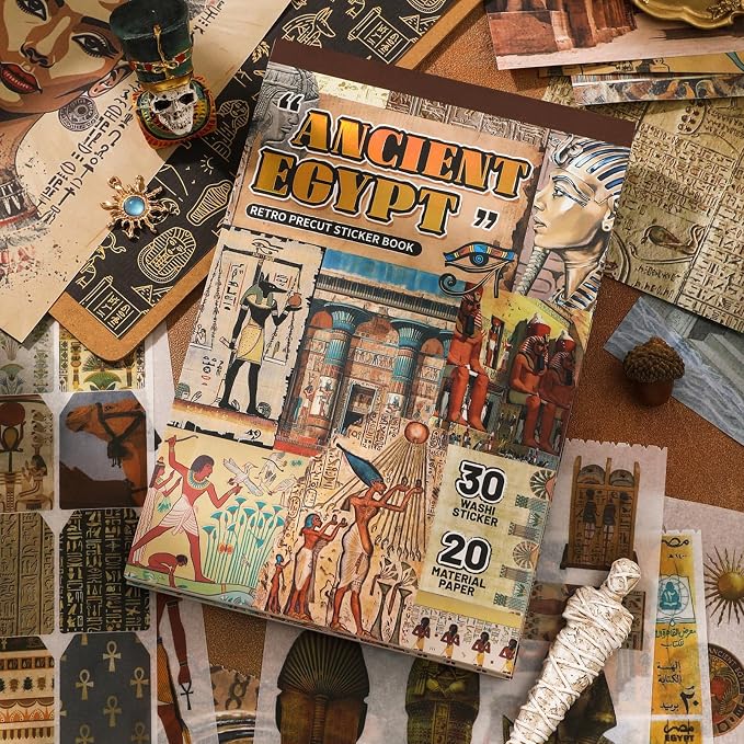 Pre-Cut Vintage Stickers for Journaling, 500+ Scrapbook Stickers and 20 A5